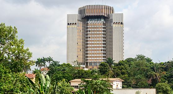 Headquarters of the Bank of Central African States, Yaoundé, Cameroon: CEMAC members must work together with regional institutions to support the economic recovery and financial sustainability of the region (photo: jbdodane/Alamy)