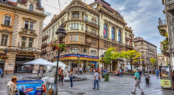 Shopping area in Belgrade, Serbia. With the conclusion of an IMF-supported program, the country is on track to catch up with Western Europe (photo: iStockPhoto/mareandmare)
