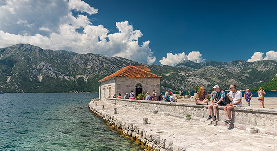 An island near the Bay of Kotor, Montenegro. The country’s tourism sector has been hit especially hard by the outbreak of COVID-19. (photo: Sergii Zarev/agefotostock/Newscom) 