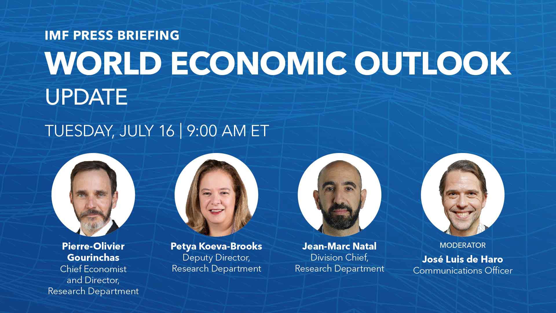 World Economic Outlook Update, July 2024: Press Briefing