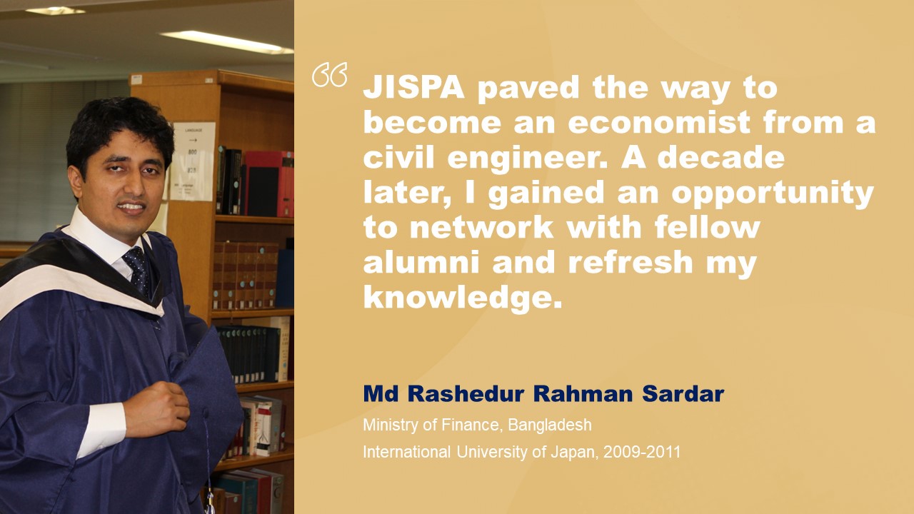 Md Rashedur Rahman Sardar, Ministry of Finance, Bangladesh, JISPA 2009-2011