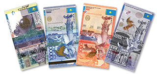 Front of the winning notes: T 10,000 (2006), T 10,000 (2011), T 5,000 (2012), and runner-up T 20,000 (2015).