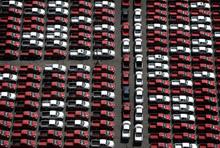 U.S.-produced trucks ready for delivery, in Detroit, Michigan. Much of the pickup in growth in 2014 will be driven by advanced economies (photo: Jeff Haynes/AFP/Getty Images/ Newscom) 